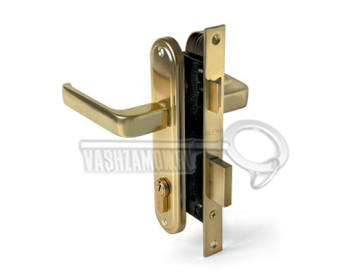 Замок врезной с ручкой  Apecs 1226/60-G (0126G)