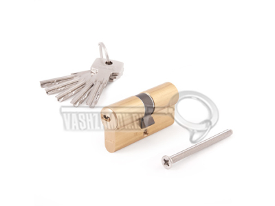 Цилиндр (личинка для замка) ABUS D6 D6MM 40\40 KD W/5 LONG KEY (80мм/40х40) золото