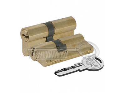 Цилиндр (личинка для замка) KALE 164 SN/80 (80mm/35х45) mm золото