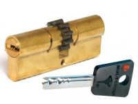 Цилиндр MUL-T-LOCK (7х7, Integrator) L 76 Ш (76мм/33х43) звездочка золото