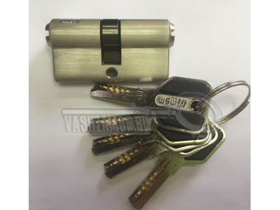 Цилиндр (личинка для замка) MSM C60 30\30 (60мм/30х30) матовый никель