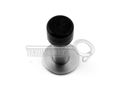 Ограничитель напольный Apecs DS-0009-INOX 85 мм (матовый никель)