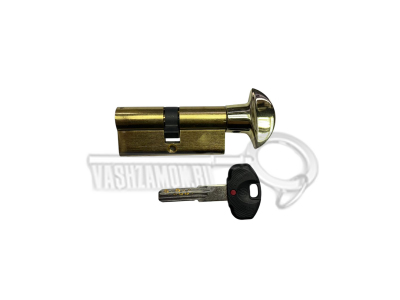 Цилиндр (личинка для замка) SECUREMME K2 3200POL30301Х5 (60мм30х30В) золото