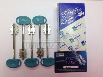 Комплект ключей Mottura 91191 R5 MY KEY (ключ 60 мм.) СТАЛ