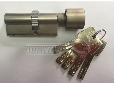 Цилиндр (личинка для замка) ABUS М12R430 (70мм/30х40В) никель шестеренка