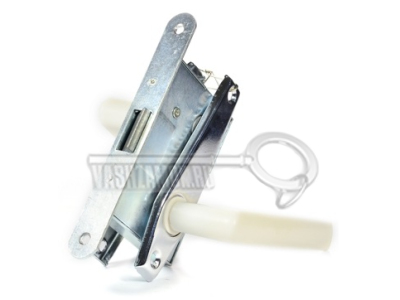 Ручка защелка ЗЩ 600Н (ЗЩ1-1-3) (белый)