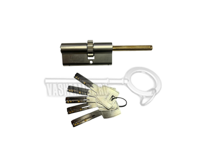 Цилиндр (личинка для замка) ABUS Х6 491-27 40/30 (70мм/40х30В) никель шестеренка шток