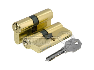 Цилиндр (личинка для замка) FUARO 100 ZA BP (60мм /30x30) золото