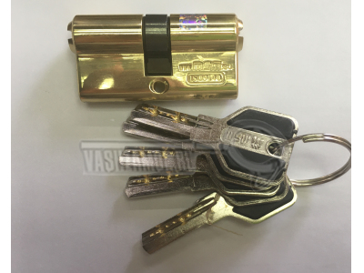 Цилиндр (личинка для замка) MSM C70 35\35 (70мм/35х35) золото