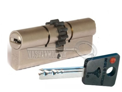 Цилиндр MUL-T-LOCK (7х7, Integrator) L 71 Ш (71мм/33х38) звездочка никель